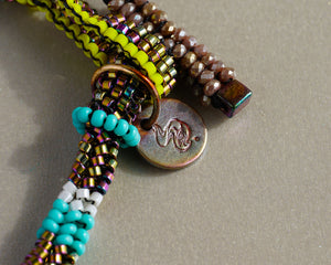 Bracelet Tissé à l'aiguille - Pastel & drop - Atelier Pamalaka