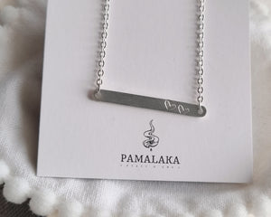 Collier discret - Acier argent - ♡♡