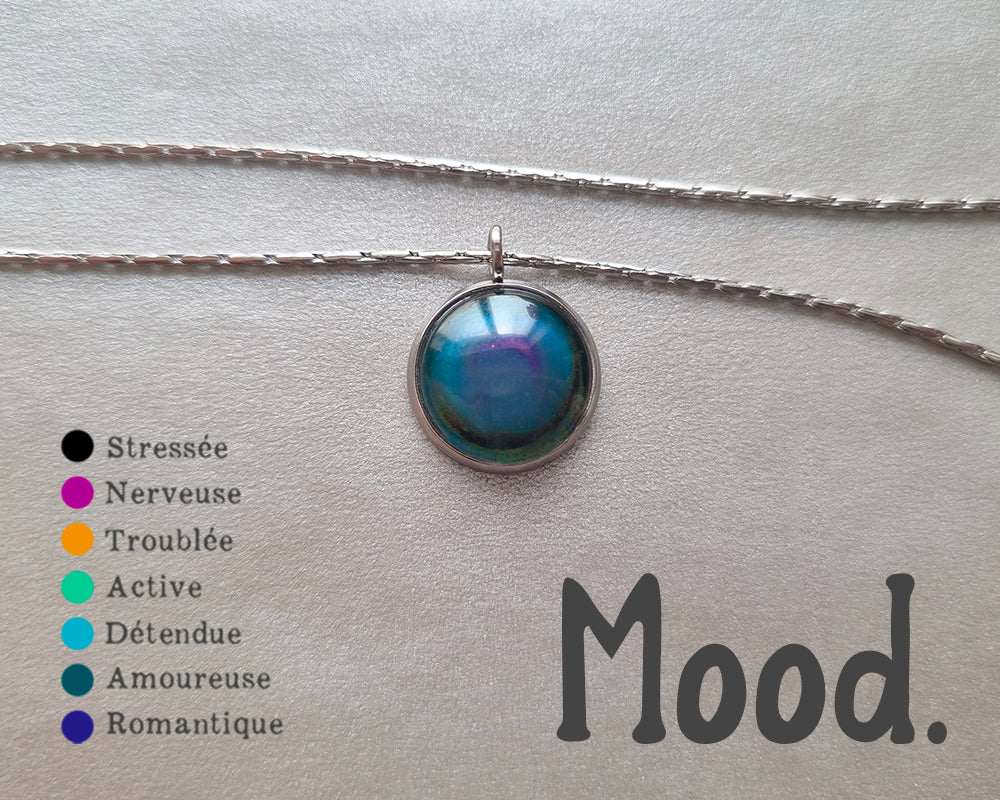 Bijou magique - Collier Mood acier inoxydable